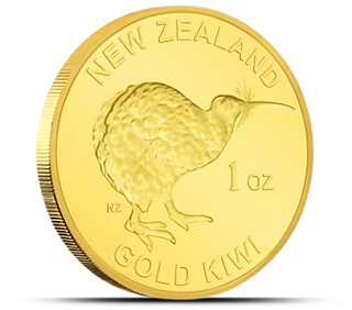 1oz Gold Kiwi Coin