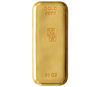 20oz Gold Cast Bar