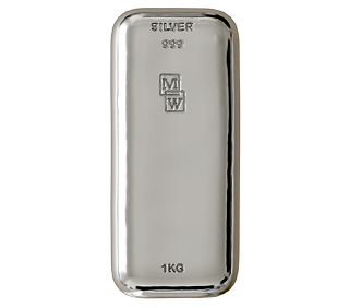 1kg Silver Cast Bar