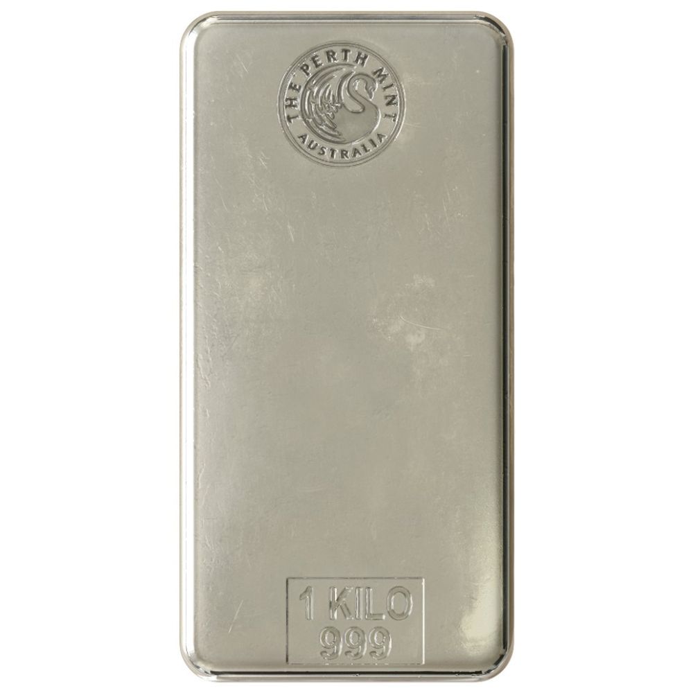 1kg Perth Mint Silver Cast Bar