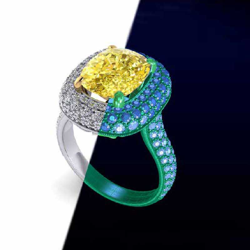 Jewellery CAD Design and 3D Printing in Gold Silver Platinum Palladium