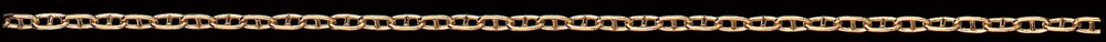 Jewellery Chain Gold And Silver Bevelled Anchor BAND60