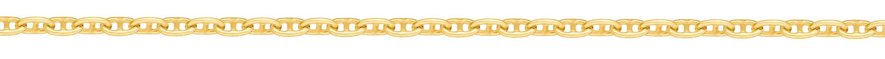 Jewellery Chain Gold And Silver Bevel Diamond Cut Anchor Drawing