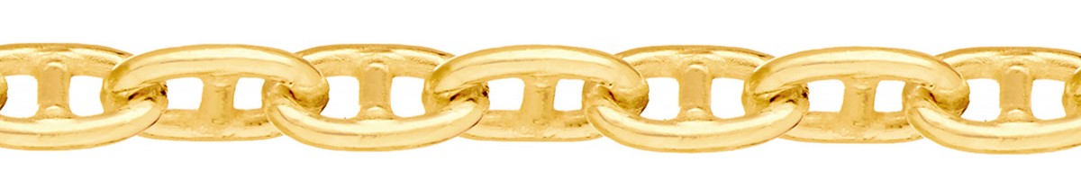 Jewellery Chain Gold And Silver Anchor