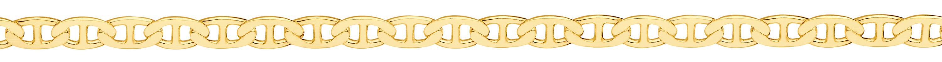 Jewellery Chain Gold And Silver Bevel Diamond Cut Anchor Ext