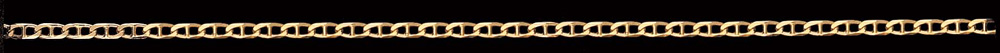 Jewellery Chain Gold And Silver Bevelled Anchor BAND80