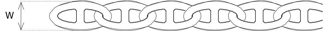 Jewellery Chain Gold And Silver Diamond Cut Anchor Drawing