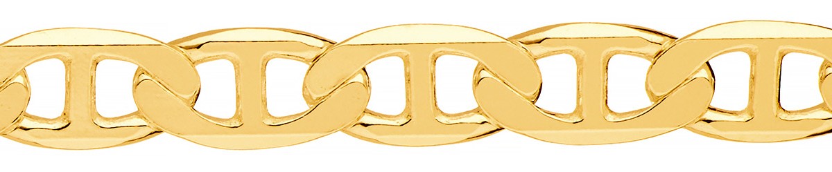 Jewellery Chain Gold And Silver Diamond Cut Anchor