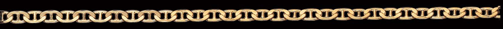 Jewellery Chain Gold And Silver Hammered Anchor ANH120