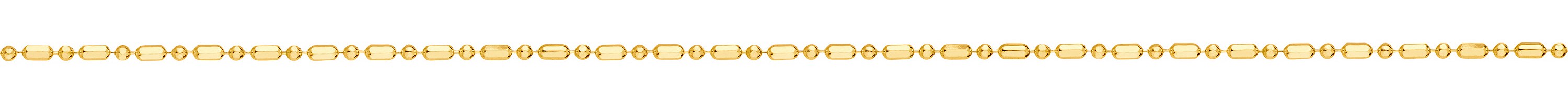 Jewellery Chain Gold And Silver Diamond Cut Figaro Ball Chain 1 2 Ext