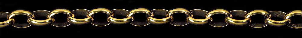 Jewellery Chain Gold And Silver Heavy Round Belcher BH1