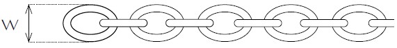 Jewellery Chain Gold And Silver Oval Belcher Drawing