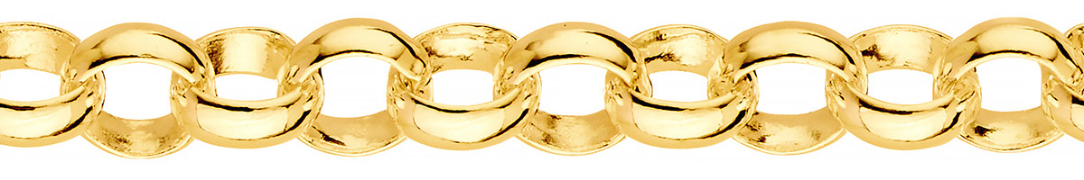 Jewellery Chain Gold And Silver Round Belcher