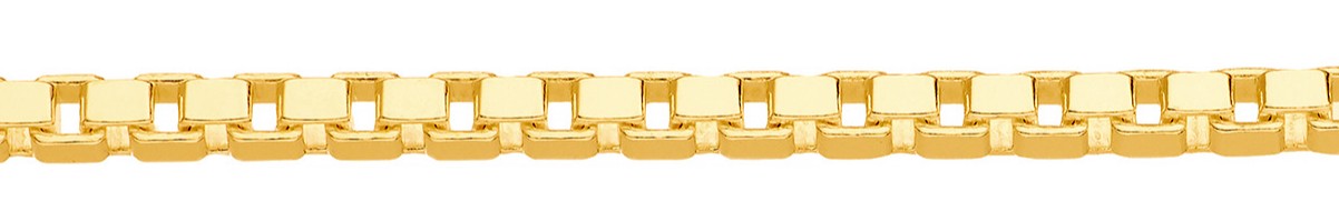 Jewellery Chain Gold And Silver Diamond Cut Box