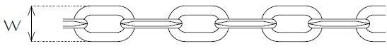 Jewellery Chain Gold And Silver Diamond Cut Cable Drawing