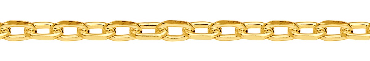 Jewellery Chain Gold And Silver Diamond Cut Cable