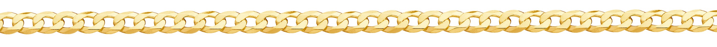 Jewellery Chain Gold And Silver Hammered Cuban Ext