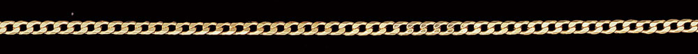 Jewellery Chain Gold And Silver Bevel Curb BSCD100