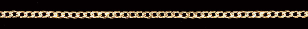 Jewellery Chain Gold And Silver Bevel Curb BSCD120