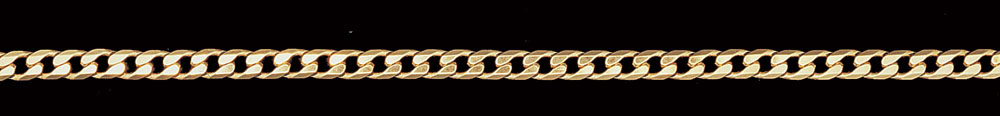 Jewellery Chain Gold And Silver Bevel Curb BSCD150