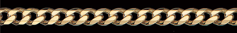 Jewellery Chain Gold And Silver Bevel Curb BSCD220