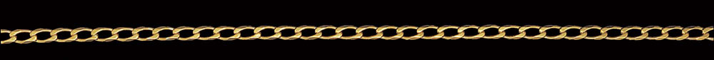 Jewellery Chain Gold And Silver Diamond Cut Curb CD50