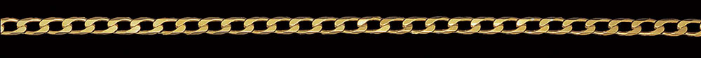 Jewellery Chain Gold And Silver Diamond Cut Curb CD50