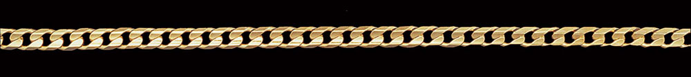 Jewellery Chain Gold And Silver Concave Curb CD150