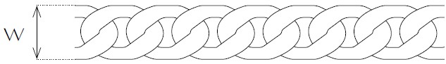 Jewellery Chain Gold And Silver Double Concave Bevel Diamond Cut Curb Ext