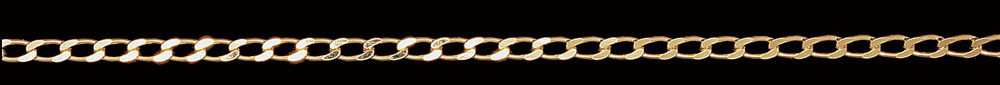 Jewellery Chain Gold And Silver Diamond Cut Long Curb LCD120