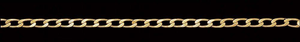 Jewellery Chain Gold And Silver Diamond Cut Long Curb LCD150