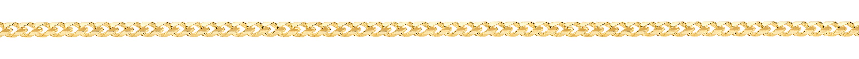 Jewellery Chain Gold And Silver Double Concave Bevel Diamond Cut Curb Ext