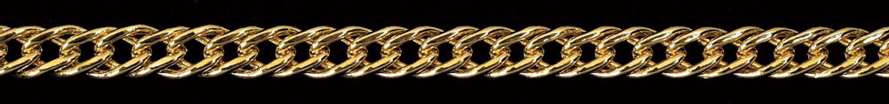 Jewellery Chain Gold And Silver Double Curb HDC200