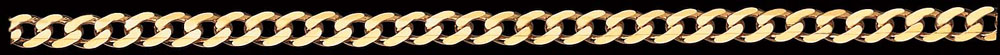 Jewellery Chain Gold And Silver Super Flat Bevelled Curb FBSCD150