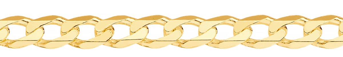 Jewellery Chain Gold And Silver Ultra Flat Bevel Diamond Cut Curb