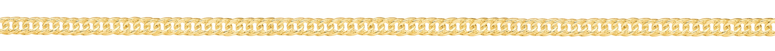 Jewellery Chain Gold And Silver Diamond Cut Double Curb Ext