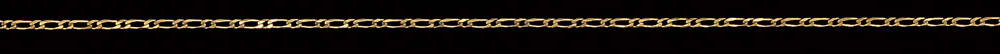 Jewellery Chain Gold And Silver Bevelled Figaro 1 To 1 BSFD501 1