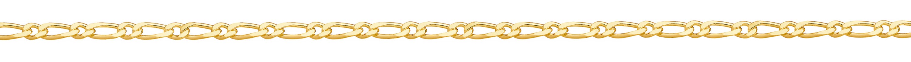 Jewellery Chain Gold And Silver Diamond Cut Oval Figaro 1 3 Drawing