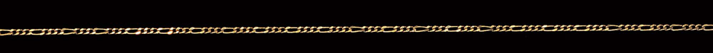 Jewellery Chain Gold And Silver Diamond Cut Figaro 1 To 3 FD501 3
