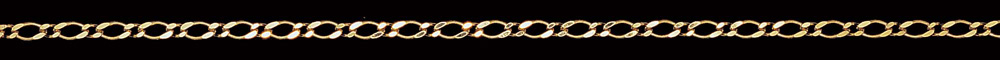 Jewellery Chain Gold And Silver Diamond Cut Figaro 1 To 3 FD501 3