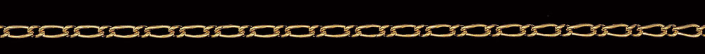 Jewellery Chain Gold And Silver Figaro 1 To 1 F1001 1