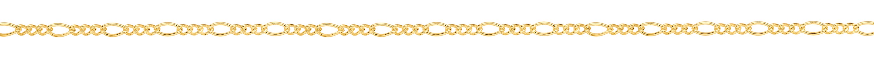 Jewellery Chain Gold And Silver Oval Figaro 1 3 Ext