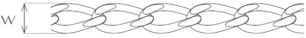 Jewellery Chain Gold And Silver Diamond Cut Long Curb Drawing