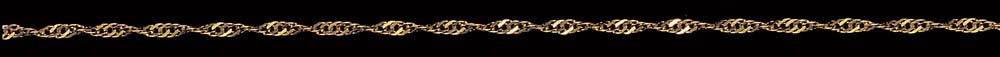 Jewellery Chain Gold And Silver Singapore Twist SNG40