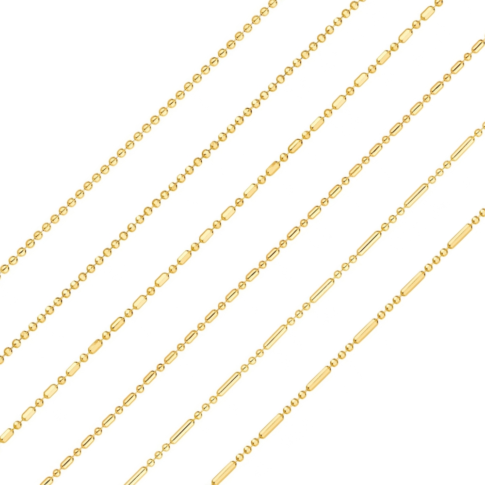 Jewellery Chain Gold And Silver Cuban