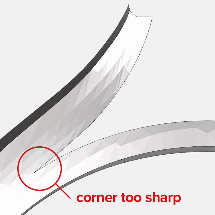 Jewellery Casting Sharp edges on STL files Jewellery Casting Sharp edges on STL files