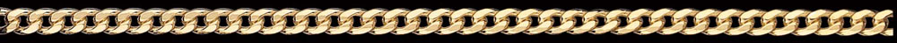 Jewellery Chain Gold And Silver Oval Hammered Curb OHC150