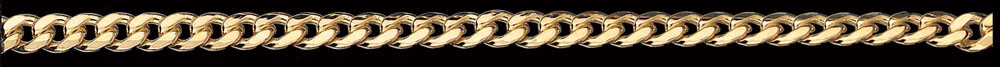 Jewellery Chain Gold And Silver Oval Hammered Curb OHC200