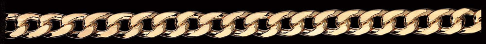 Jewellery Chain Gold And Silver Oval Hammered Curb OHC250