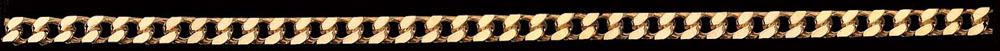Jewellery Chain Gold And Silver Square Cut Curb SQC150